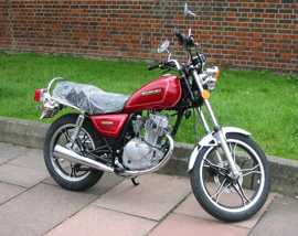 Click on this photo of the Suzuki GN125EV to enlarge... for sale at Motoport  - if this photo is missing try refreshing the page if the photo still doesn't appear this vehicle might be already sold in which case please contact the dealer