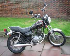 Click on this photo of the Yamaha SR250 to enlarge... for sale at Motoport Eastbourne Eastbourne