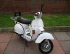 Click on this photo of the Vespa PX200E to enlarge... for sale at Motoport 