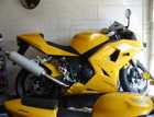Click on this photo of the Triumph Daytona 600 to enlarge... for sale at Motoport 